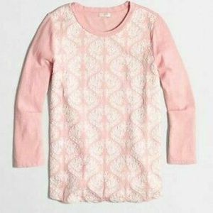 Jcrew embroidered top